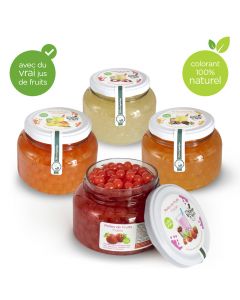 Popping Boba Bubble Tea - Mix 4 Flavors