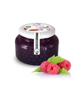 Raspberry Popping Boba - Bubble Tea